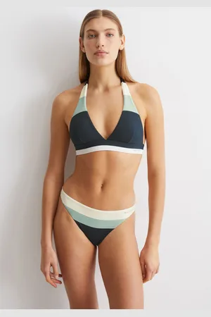 Marc O’ Polo Triangel-bikinitop Summer stripes met modern kleurblokontwerp
