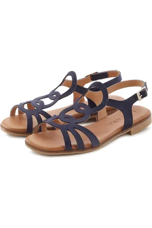 Lascana Sandalen Zomerschoen van hoogwaardig leer, sandaal, zomerschoen