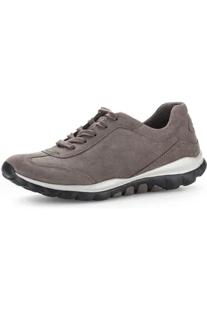 Gabor Sneakers met sleehak met logo-opdruk op de hiel, vrijetijdsschoen, lage schoen, veterschoen