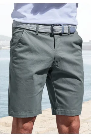 john devin Chino-short Regular fit elastische katoenkwaliteit