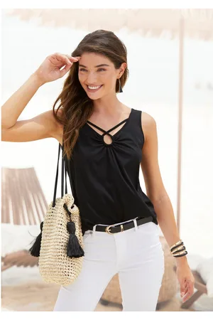 Lascana Top met keyhole-detail aan de hals