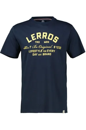 Lerros T-shirt T-shirt met print in grote maten