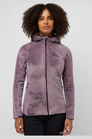 Jack Wolfskin Fleecejack ROTWAND HOODED FZ W