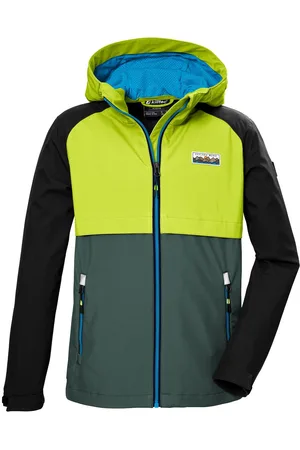 Killtec Softshell-jack KOS 137 BYS SFTSHLL JCKT kids softshelljack: wind- en waterafstotend, PFAS-vrij