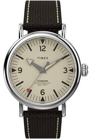 Timex Kwartshorloge WATERBURY STANDARD Armbanduhr, herenhorloge, lichtgevende wijzers, mineraalglas, analoog