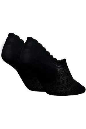 Calvin Klein Enkelsokken CK WOMEN FOOTIE HIGH CUT 2P DIAMOND (2 paar)
