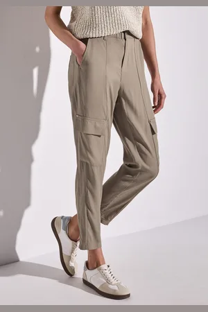 Street one Paperbag-broek in cargo-look