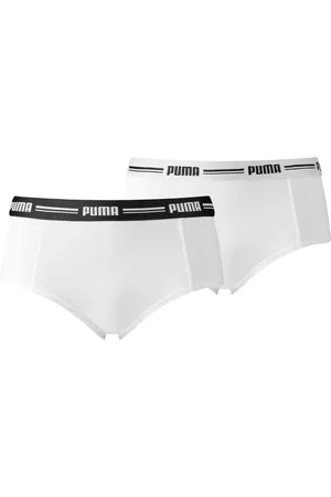 PUMA Hipster WOMEN MINI SHORT 2P PACK met opvallende logo-tailleband (2 stuks, Set van 2)