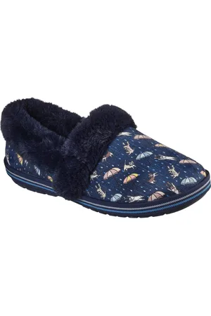 Skechers Pantoffels TOO COZY MOVIE NIGHT Huisschoen met grappige honden- en kattenprint
