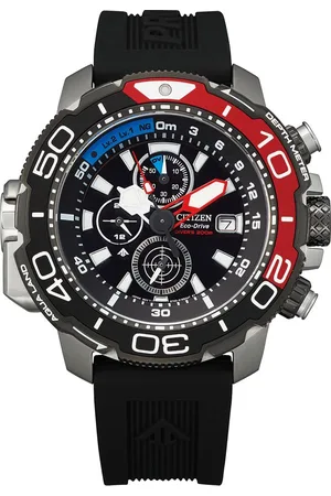 Citizen Duikhorloge Promaster Aqualand Polshorloge, herenhorloge, solar, tot 20 bar waterdicht, saffierglas (set, 2-delig, Met zwarte verlengingsband)