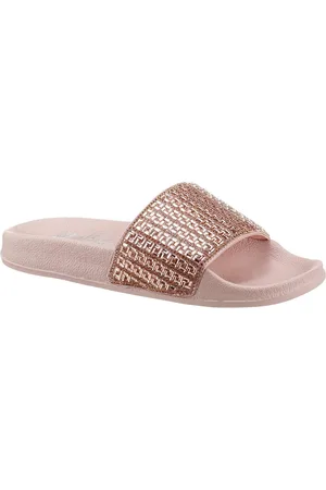 Skechers Slippers POP UPS NEW SPARK zomerschoen, slippers met glinsterende bandage