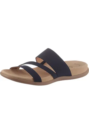 Gabor Slippers sleehak, zomerschoen, pantoffels met ademende leren voering