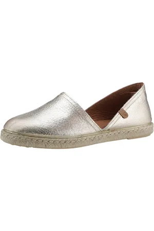 Verbenas Espadrilles CARMEN NUCLEO METAL , slipper, zomerschoen, strandschoen in metallic look