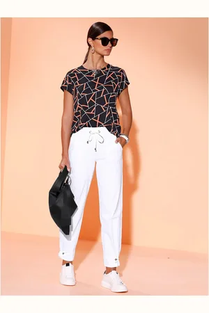 CRÉATION L Shirt met print Gedessineerd shirt (1-delig)