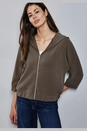 Street one Hoodie in silk-look