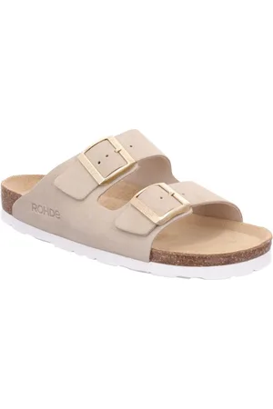 Rohde Slippers Alba Zomerschoen, huisschoen, tweesluiter, strandschoen met zacht voetbed