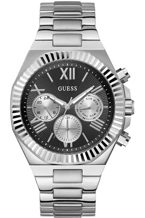 Guess Multifunctioneel horloge EQUITY Horloge, quartzhorloge, herenhorloge, stalen armband