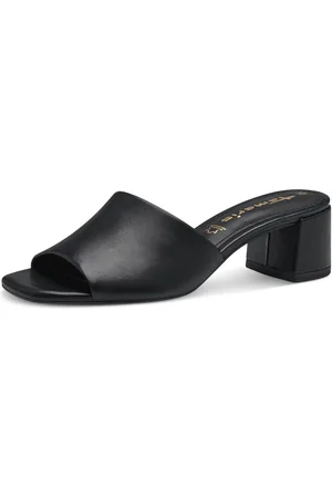 Tamaris Slippers blokhak, zomerschoen, slippers in eenvoudig ontwerp