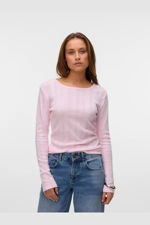 VERO MODA Shirt met lange mouwen VMLISA LS TOP JRS NOOS
