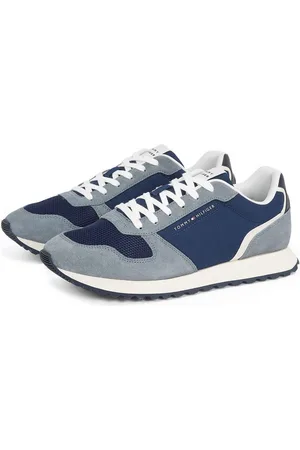 Tommy Hilfiger Plateausneakers NEW RUNNER EVA MIX vrijetijdsschoen, lage schoen, veterschoen met contrastafwerkingen
