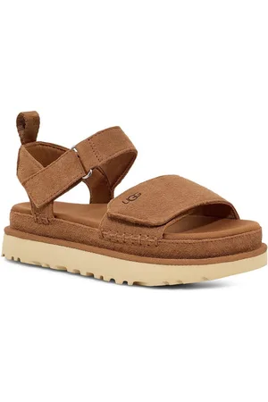 UGG Plateausandalen W GOLDENSTAR , plateausandaal, sandaal met klittenbandsluiting