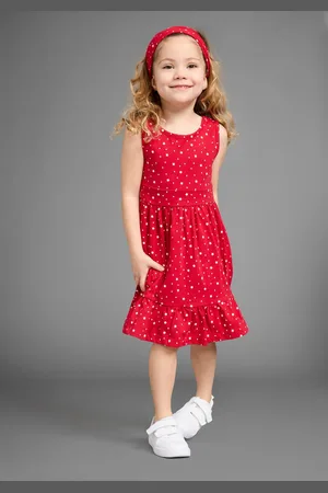 Kidsworld Jerseyjurk 2-delig shirtjurk + haarband in schattig sterren-allover feestelijke gelegenheden, knie-lange, speelse stijl, van katoen (set, 2-delig)