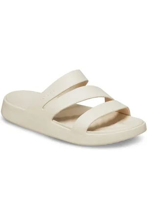 Crocs Badslippers Getaway Strappy , zomerschoen, badschoen, zwembadglijbanen met modieuze bandjes