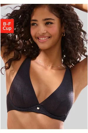 Lascana Beugel-bh in high-apex snit met extra platte randen, lingerie