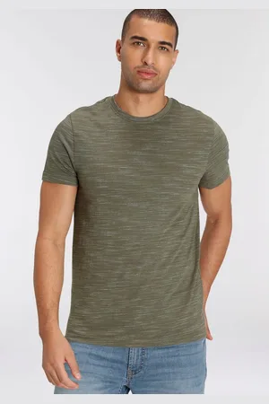 AJC T-shirt Korte mouwen, regular fit, gemêleerd, ronde hals