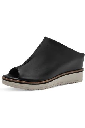 Tamaris Slippers sleehak, zomerschoen, slippers, lichte loopzool, smalle vorm