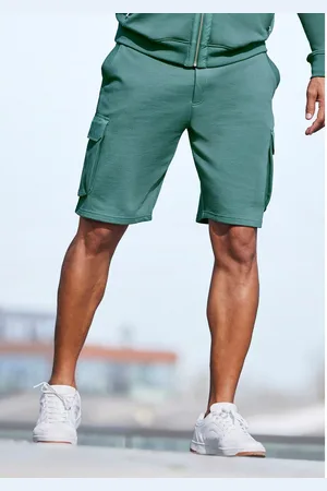 AUTHENTIC LE JOGGER Sweatshort Cargozakken met webdetails