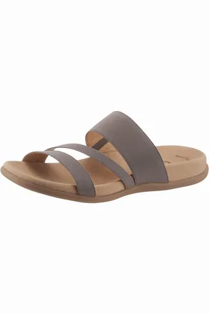 Gabor Slippers sleehak, zomerschoen, pantoffels met ademende leren voering