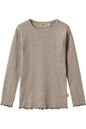 WHEAT Shirt met lange mouwen Rib T-Shirt L/S Ida