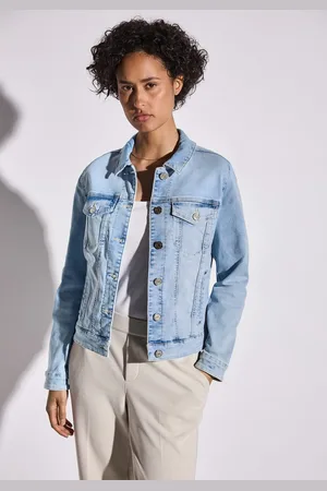 Street one Jeansjack in bleached-look
