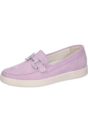 Waldläufer Mocassins H-DAISY , slippers, comfortabele schoen, instapschoen, h-breedte, met strass-steentjes