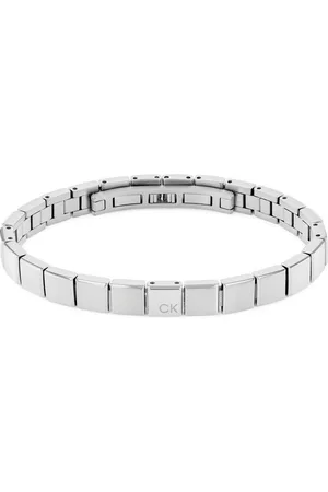 Calvin Klein Armband Sieraden roestvrij staal armbanden schakelketting SQUARES bij hoodie, shirt, jeans, sneakers, jas, underwear