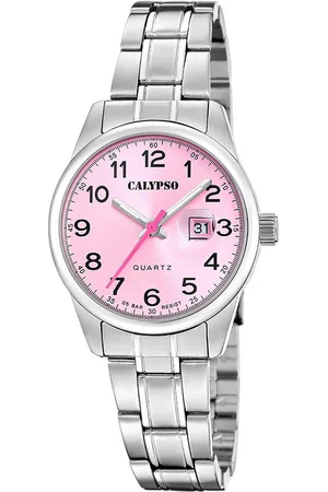 Calypso Kwartshorloge Basic Horloge, dameshorloge, stalen band, analoog, dag