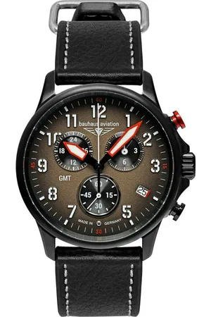 Bauhaus Chronograaf Flight Control Blackwing GMT