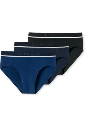 Schiesser Rio-slip "95/5" met sportieve logo-webgummiband met smalle witte aanzet (3 stuks)