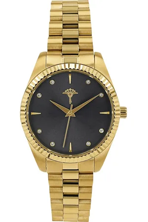 JOOP! Kwartshorloge Horloge, dameshorloge, stalen band, analoog, zirkonia (synth.)