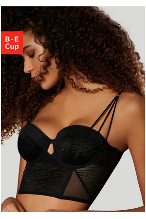 Lascana Lijfje met beugel en stijlvol transparante look, sexy dessous