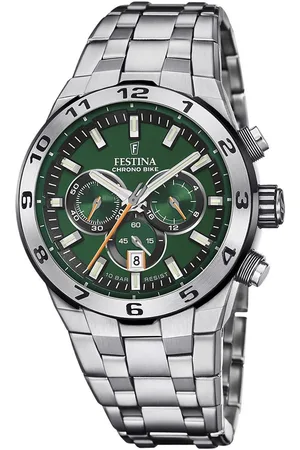 Festina Chronograaf Chrono Bike 2024 Horloge, quartzhorloge, herenhorloge, stopwatchfunctie, stalen armband