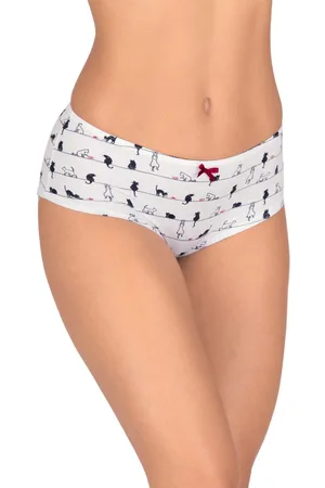 Trigema Boxershort heuphipster met elastische band en strikjes (1 stuk)