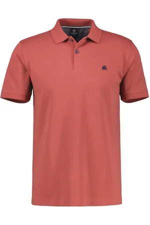 Lerros Poloshirt heren poloshirt, effen kleur