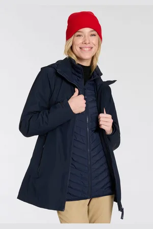 CMP Functioneel 3-in-1-jack WOMAN LONG JACKET ZIP HOOD DETACHABLE