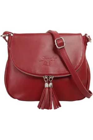 Samantha Look Schoudertas echt leer, made in italy