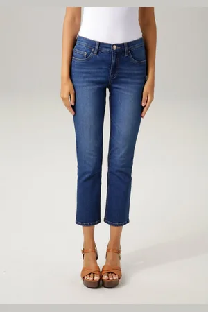 Aniston Bootcut jeans in trendy 7/8-lengte