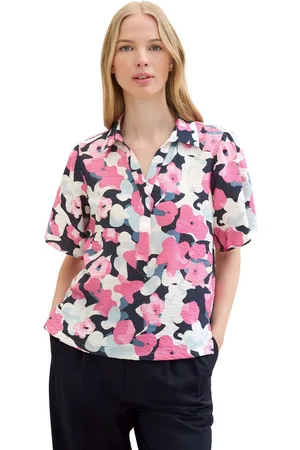 TOM TAILOR Gedessineerde blouse met all-over motief