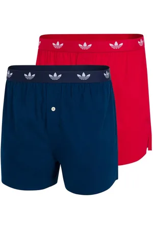 adidas Geweven boxershort Comfort Cotton Woven met klassieke knoopsluiting vooraan (Set van 2)