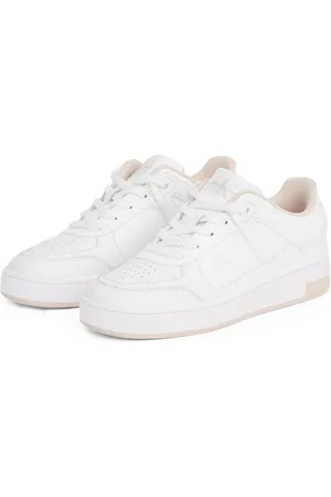 Calvin Klein Sneakers BASKET CUPSOLE LOW MIX vrijetijdsschoen, lage schoen, veterschoen in sportieve uitstraling